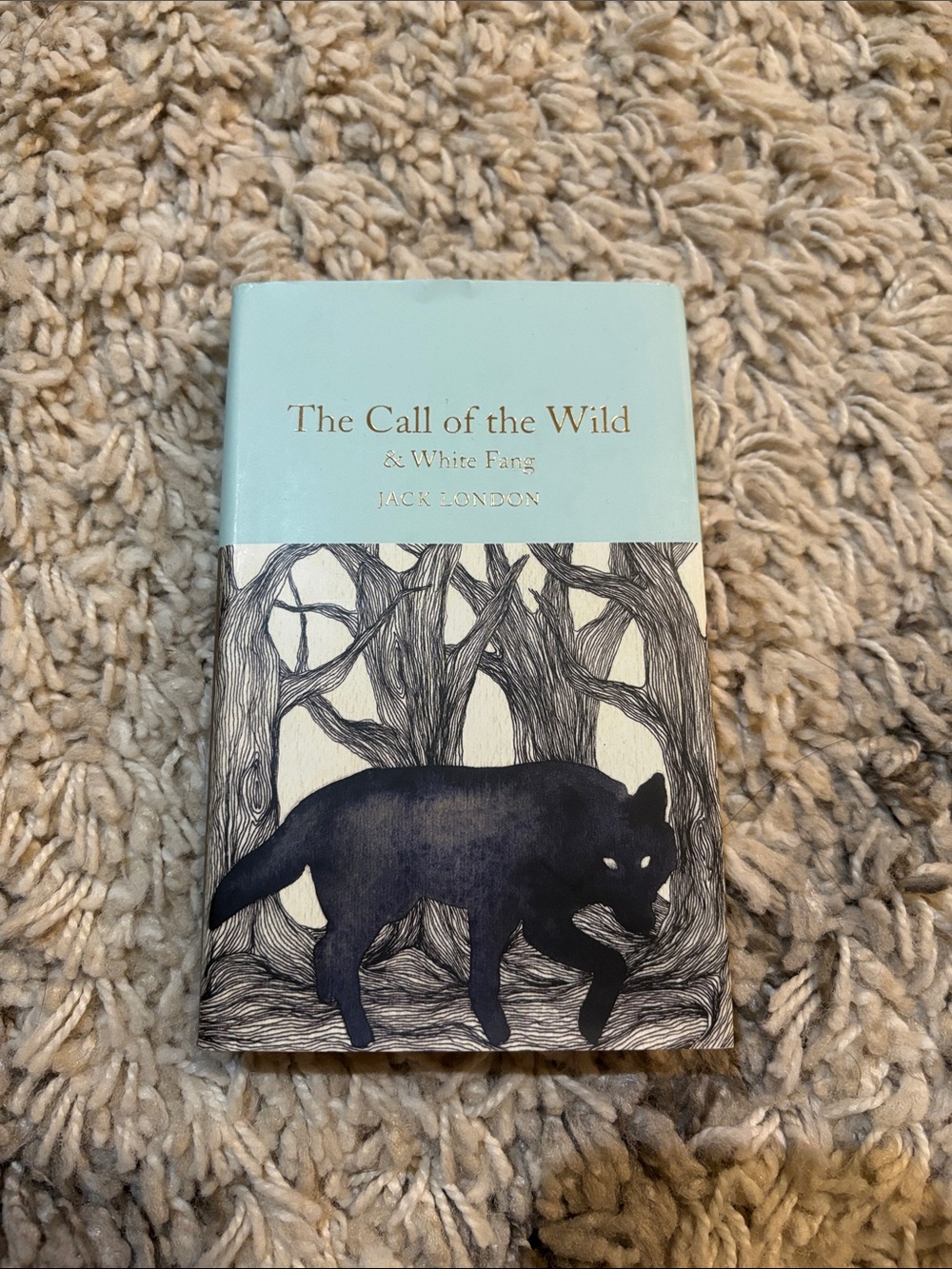 The Call of the Wild & White Fang - Mint and Black Illustrated Hardcover